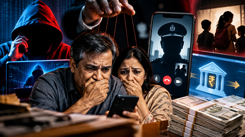 Cyber Fraud_ A Family Under Threat एक फोन कॉल, 60 घंटे तक कैद और 45.85 लाख साफ ! पढ़िए पूरी ख़बर