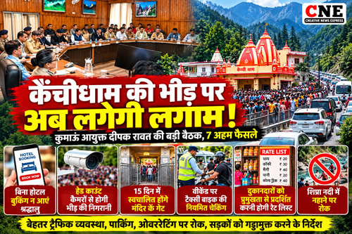 kaichi breaking कैंचीधाम जाने से पहले पढ़ लें ये खबर ! भीड़ पर अब लगेगी लगाम